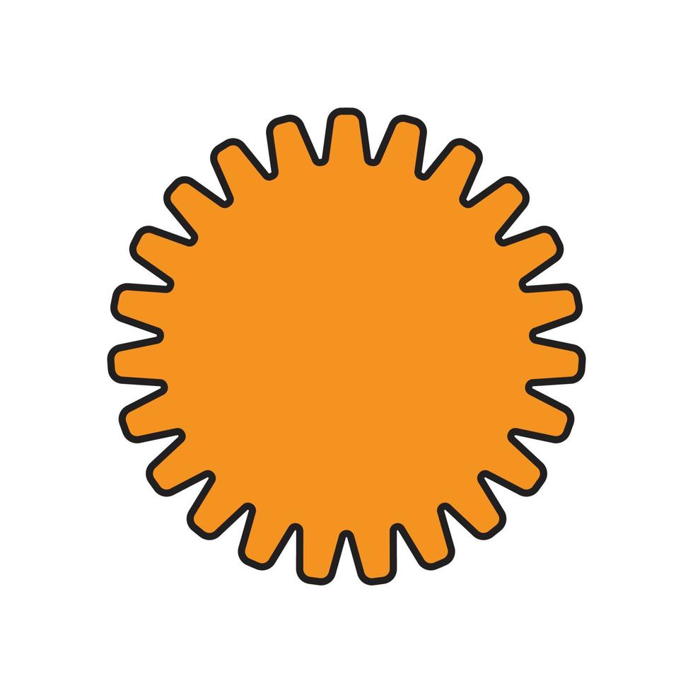 Gear Logo Template vector icon illustration design