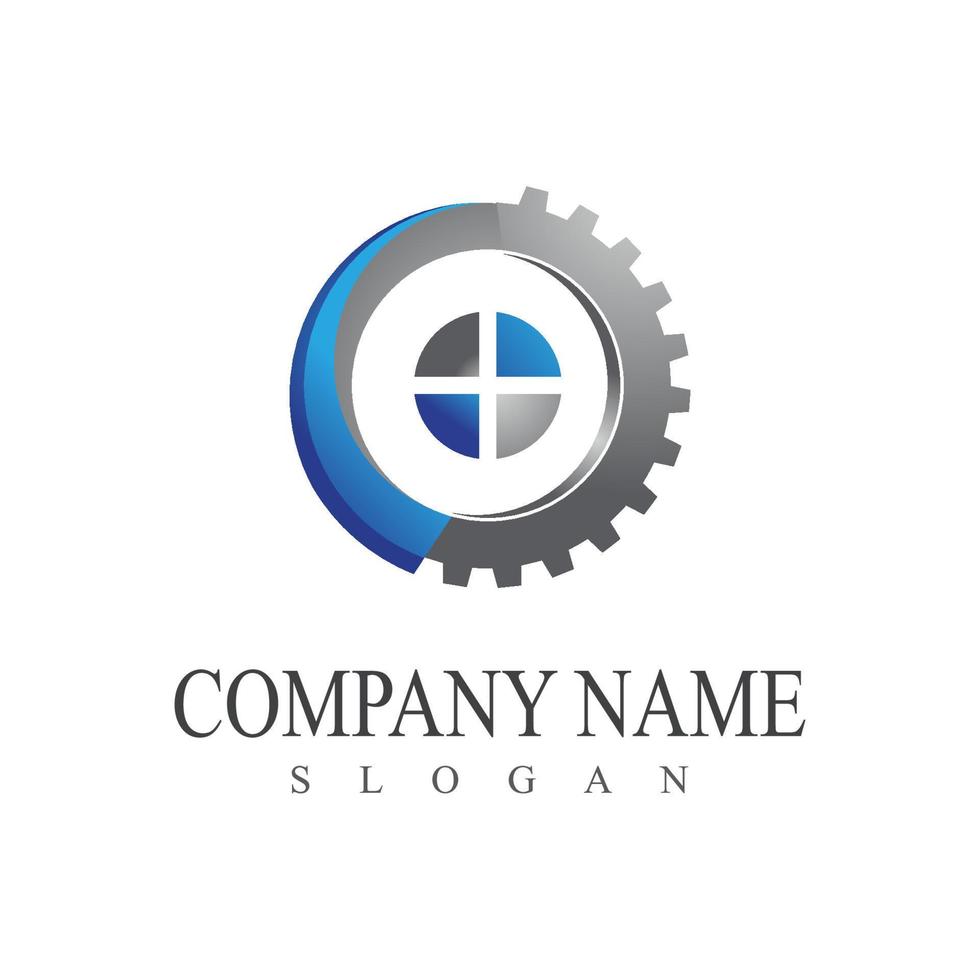 Gear Logo Template vector icon illustration design