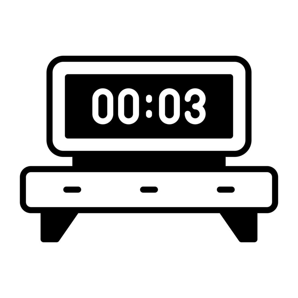 A beautifully design of digital timer vector icon