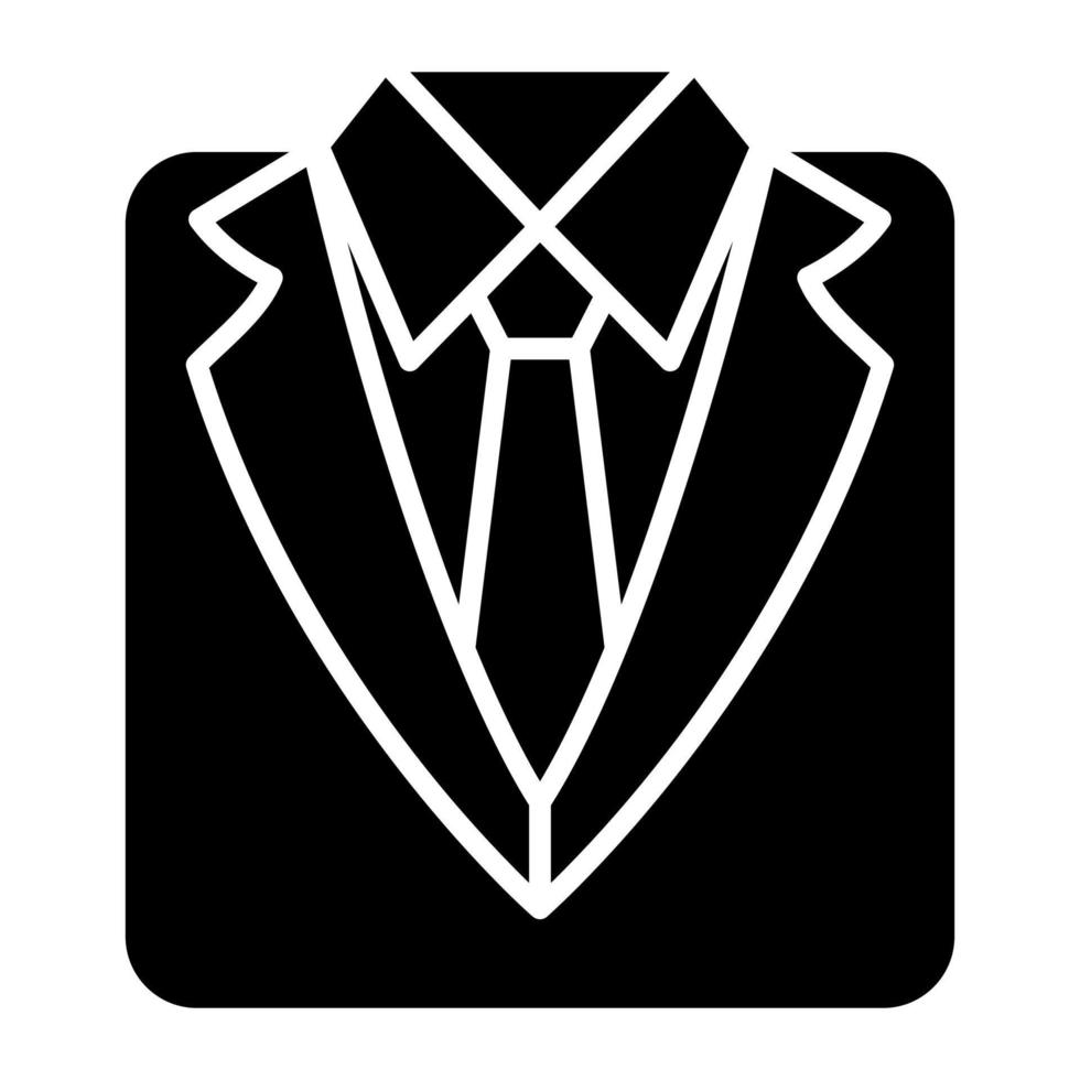 Party suit vector icon in modern style