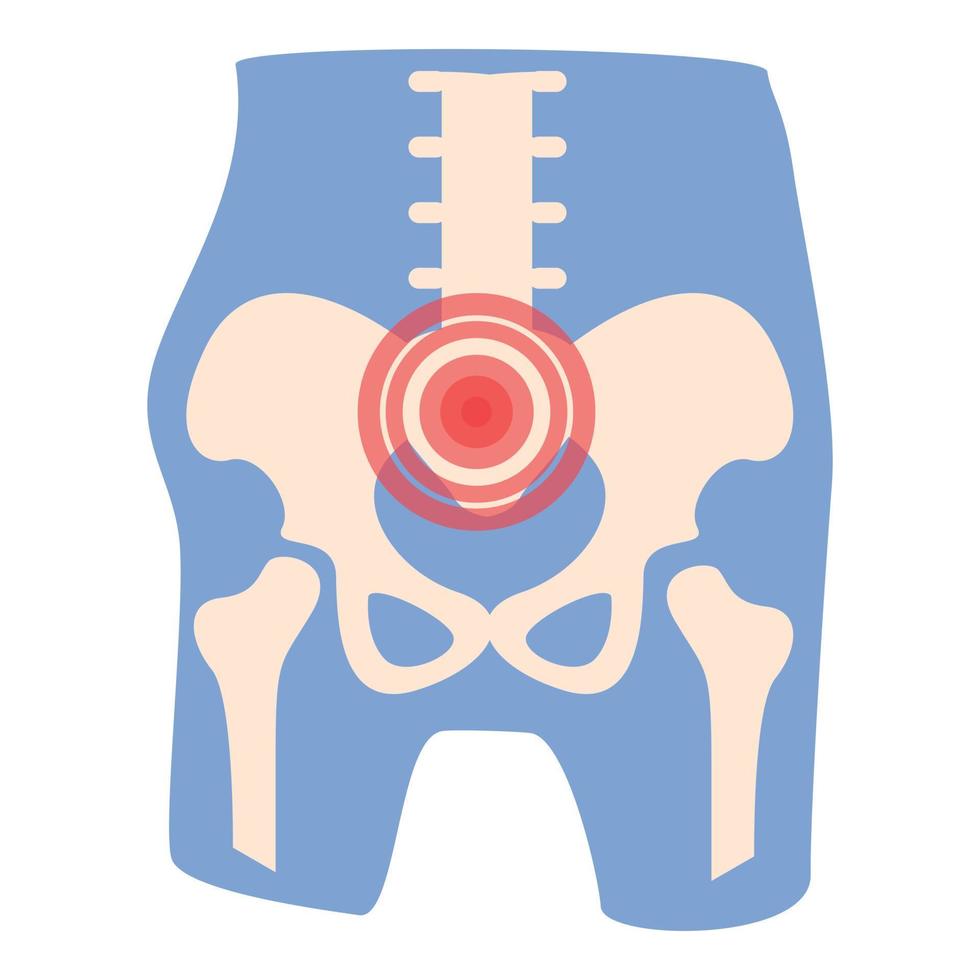 Body disease icon cartoon vector. Arthritis joint vector