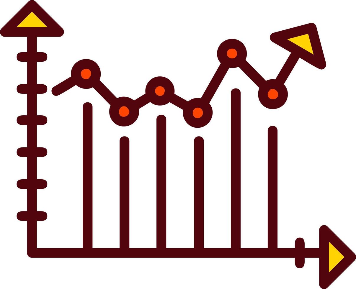 Rising Vector Icon