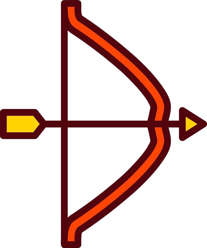 icono de vector de arco