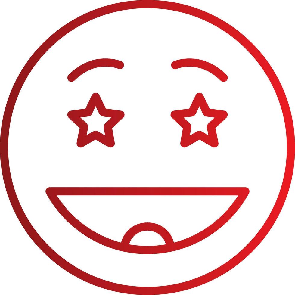 Excited Vector Icon