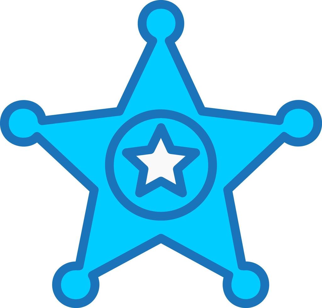 Justice Sheriff Vector Icon