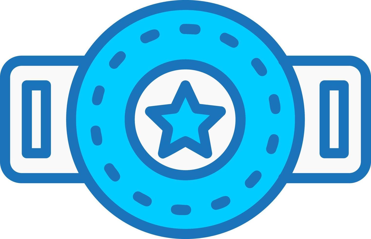 Champion Belt Vector Icon