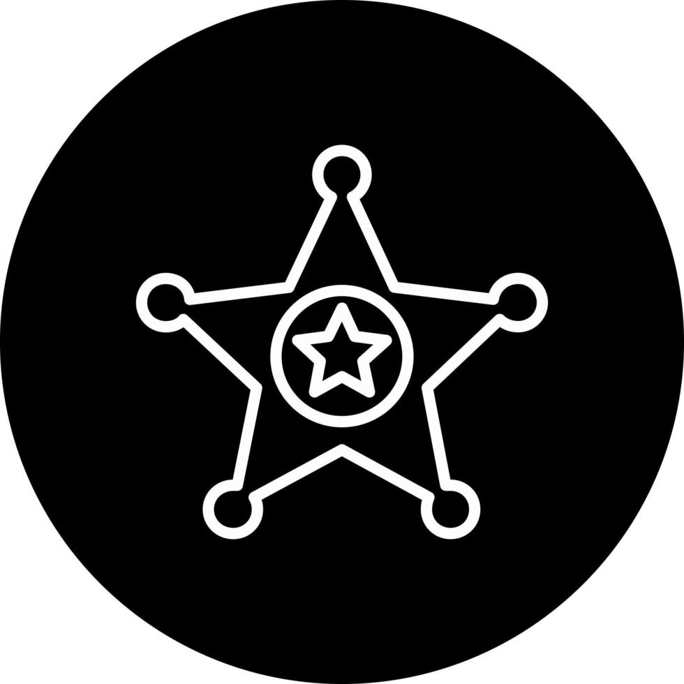 Justice Sheriff Vector Icon