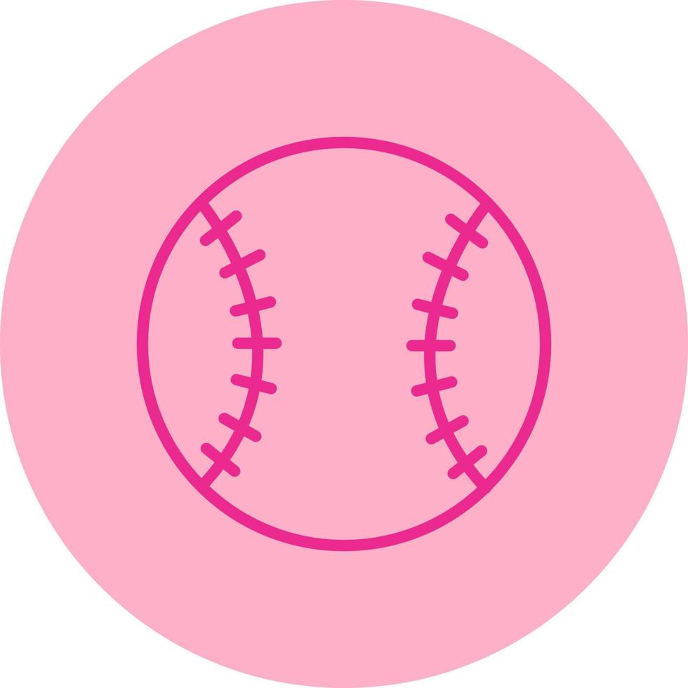 icono de vector de béisbol