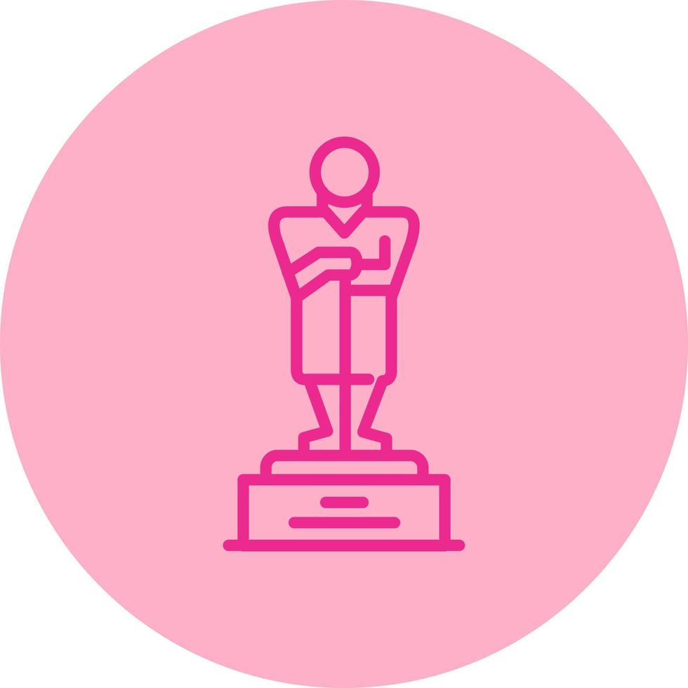 icono de vector de oscar