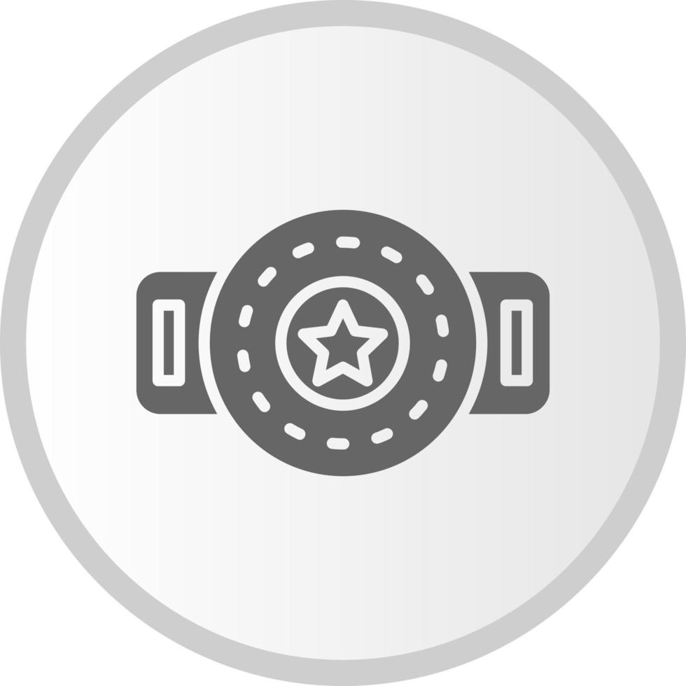 Champion Belt Vector Icon