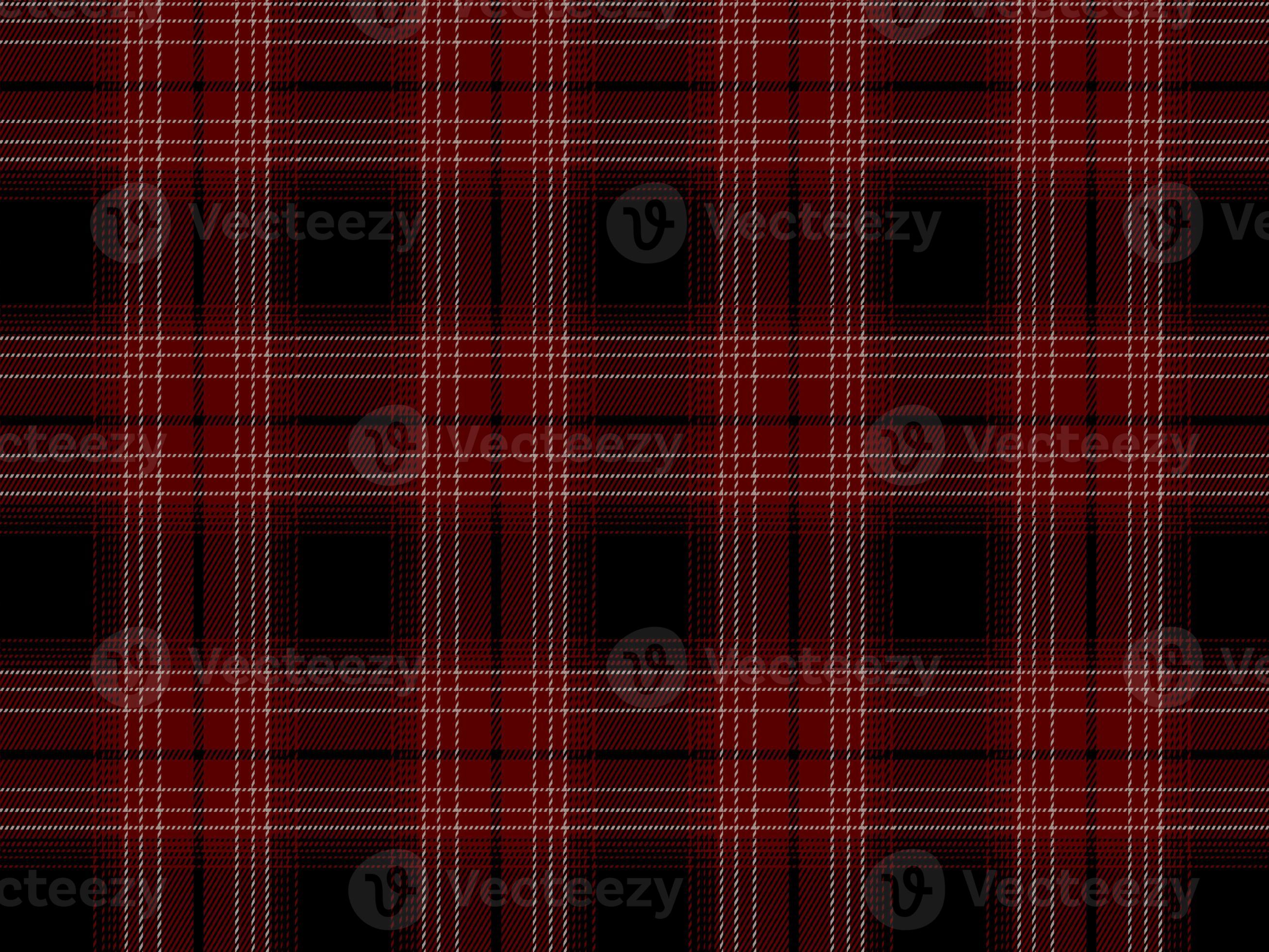 Lumberjack Plaid Fabric, Red and Black Pattern Tartan Fabric Print