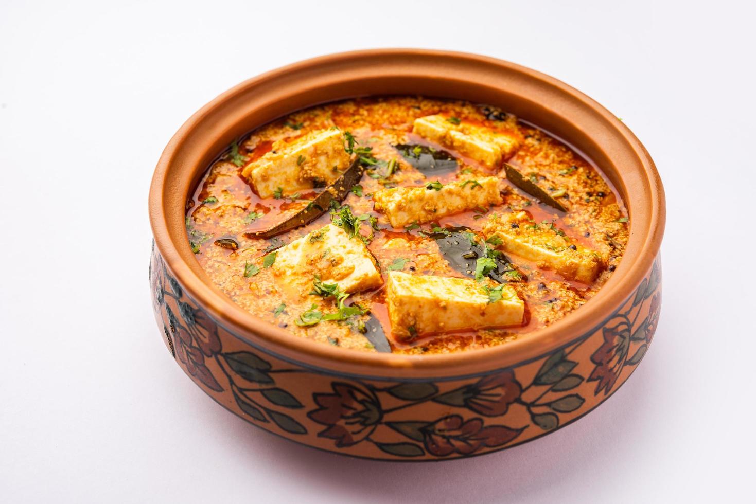 Paneer khus khus curry or cottage cheese posto masala made using poppy seeds, Indian recipe photo