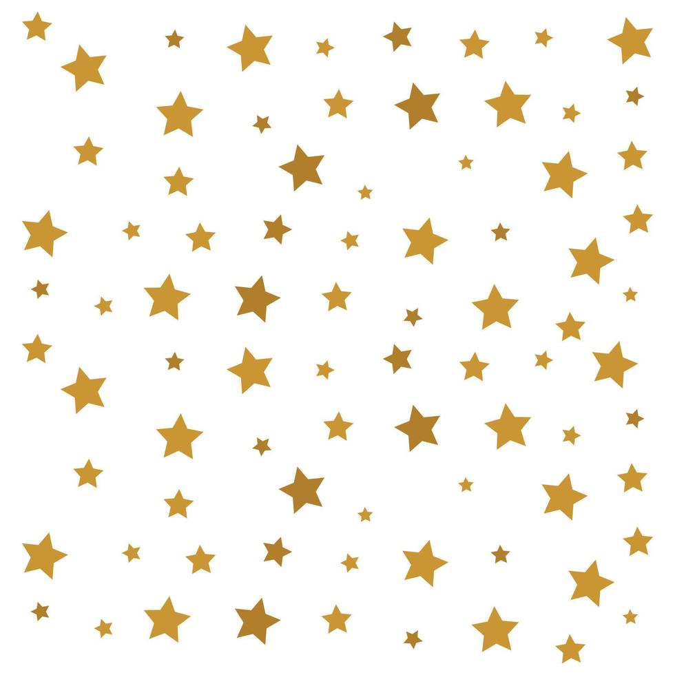 Gold Stars Background vector