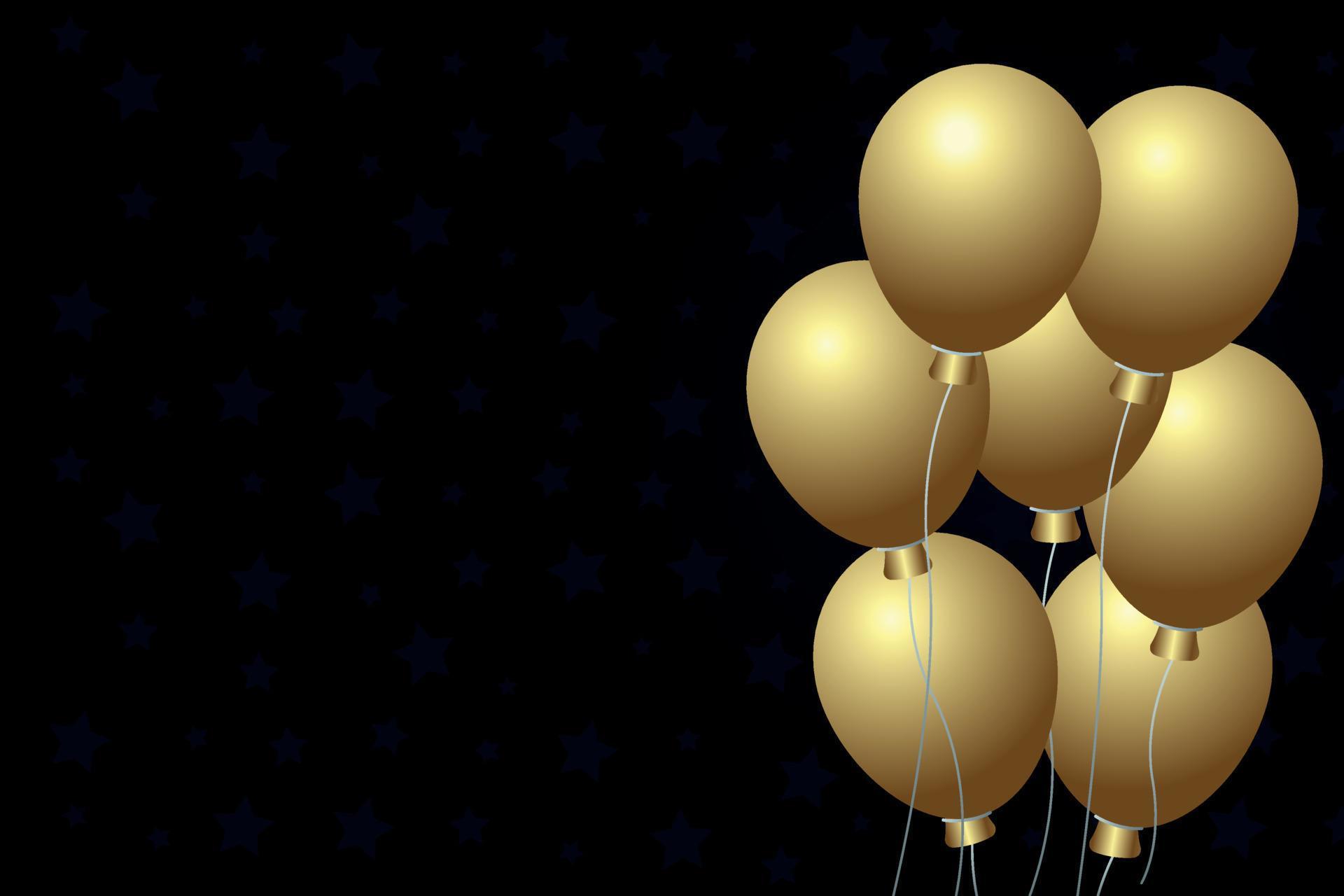 Birthday Black Background 16283689 Vector Art at Vecteezy