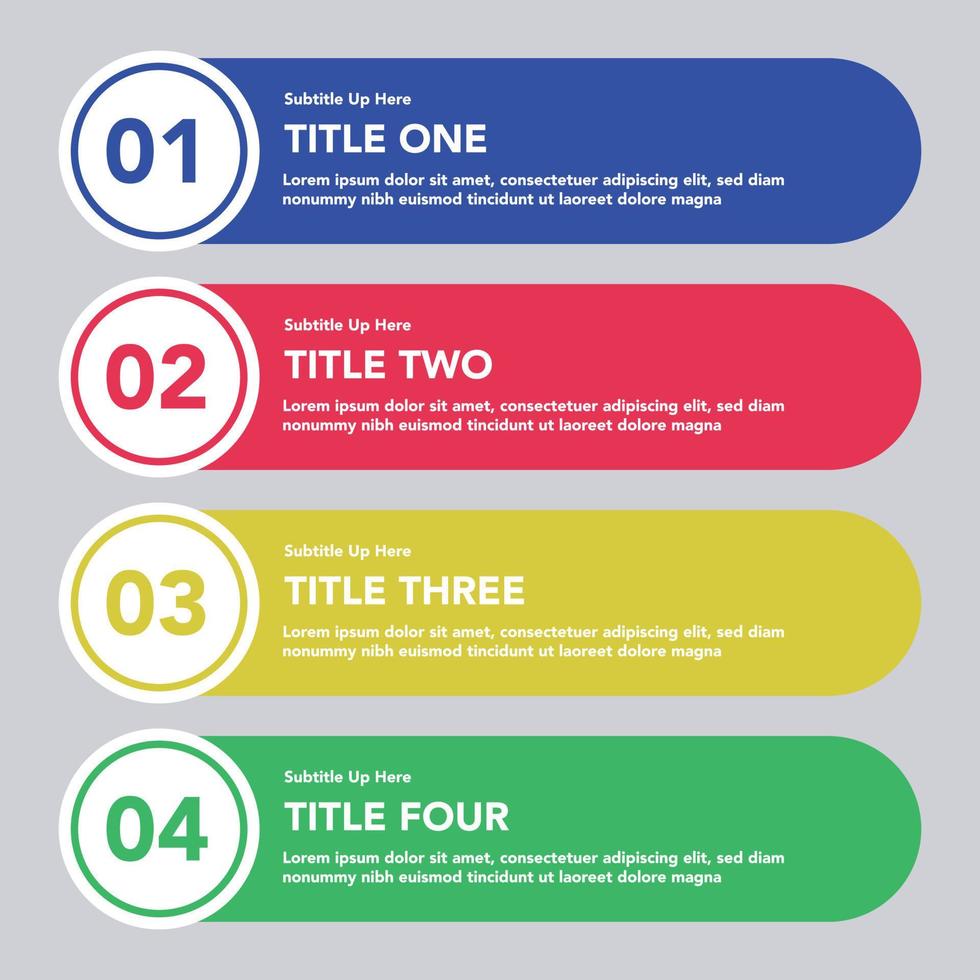 Infographics Numbers 2 vector