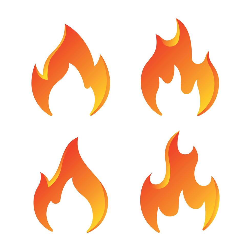 Set of Flames Gradient vector