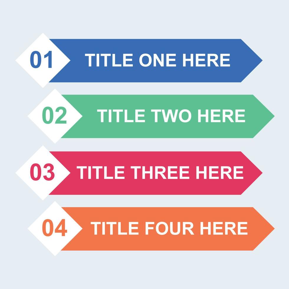 Infographics Numbers 8 vector