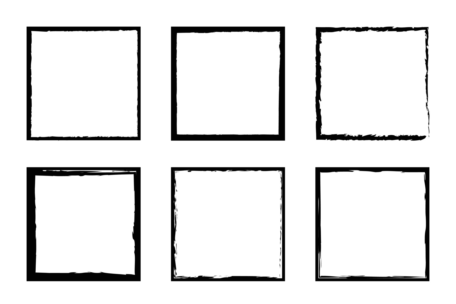 Square Paint Frames 16283758 Vector Art at Vecteezy