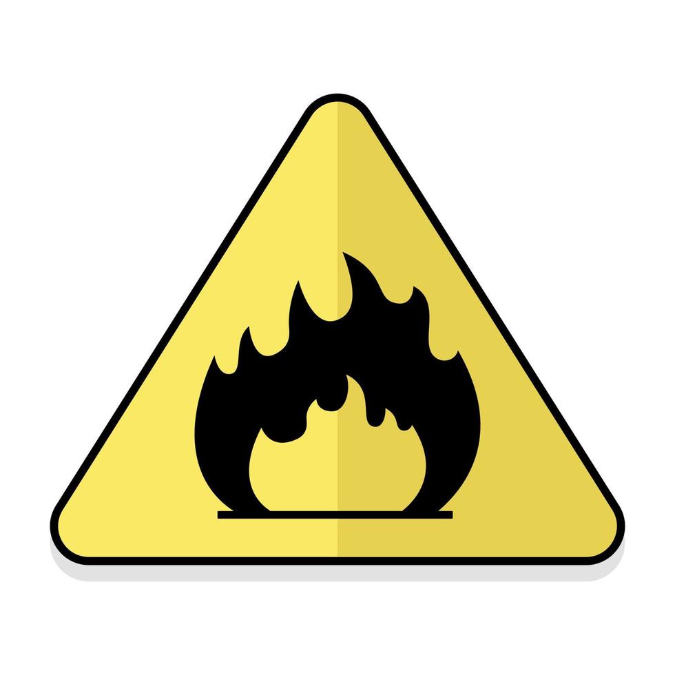 Fire Warning Triangle vector
