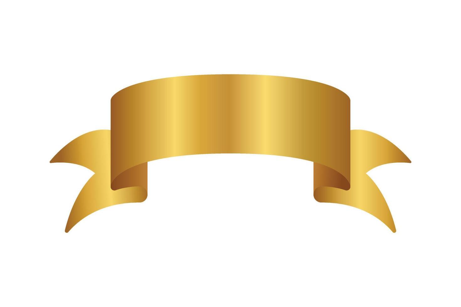 Golden Ribbon 1 vector