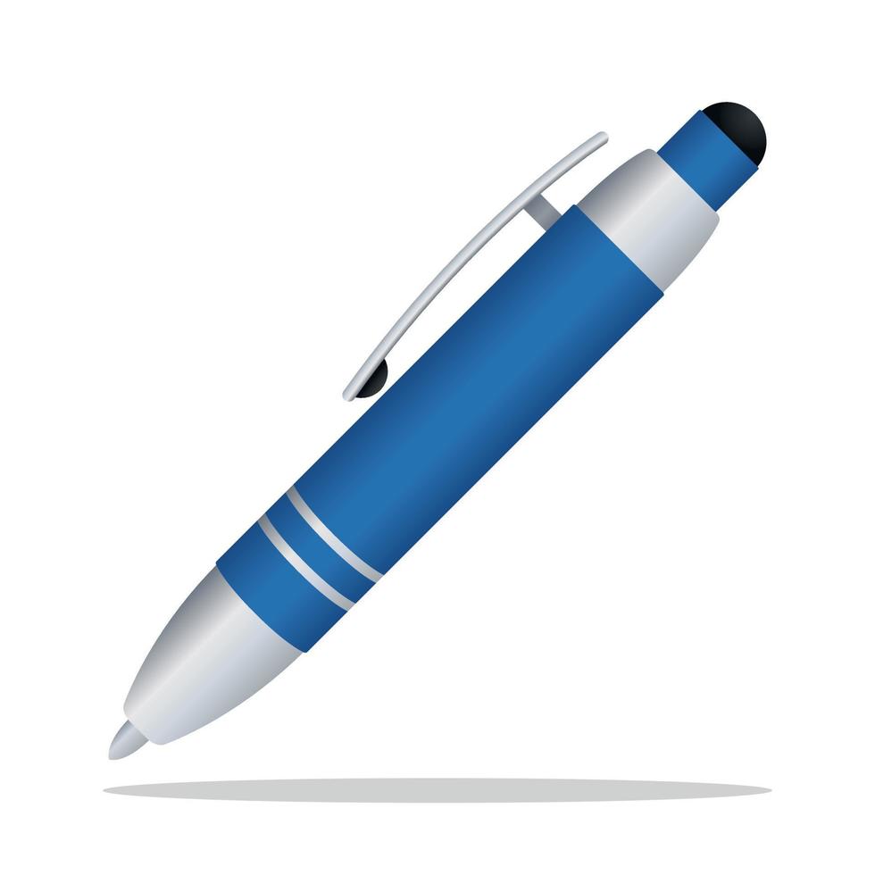 Ballpoint Pen School Stationary vector