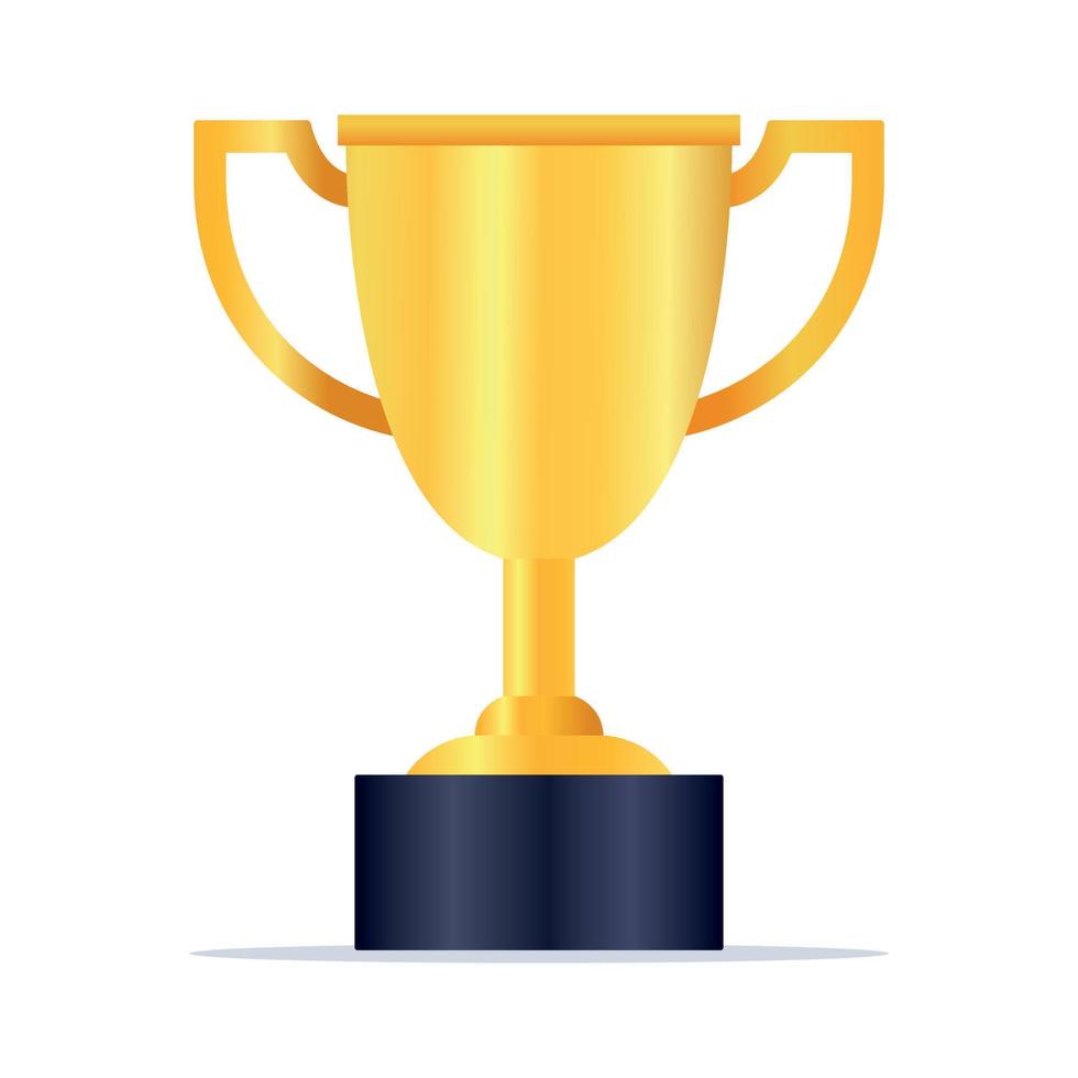 Gradient Trophy Cup vector