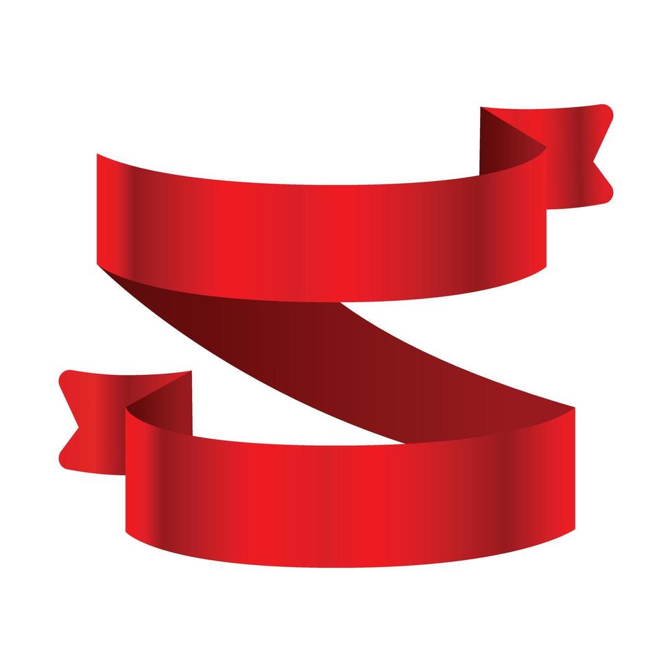 Shiny Banner Red 2 vector