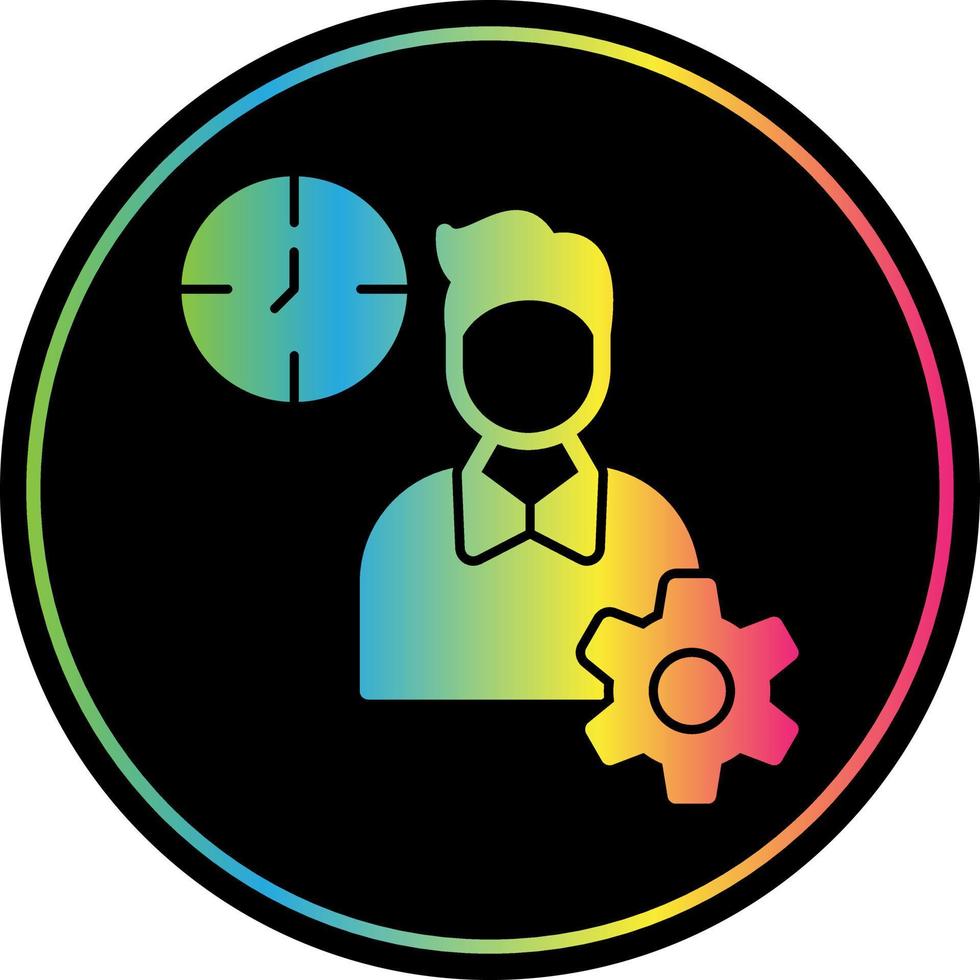 Productive Work Vector Icon Design