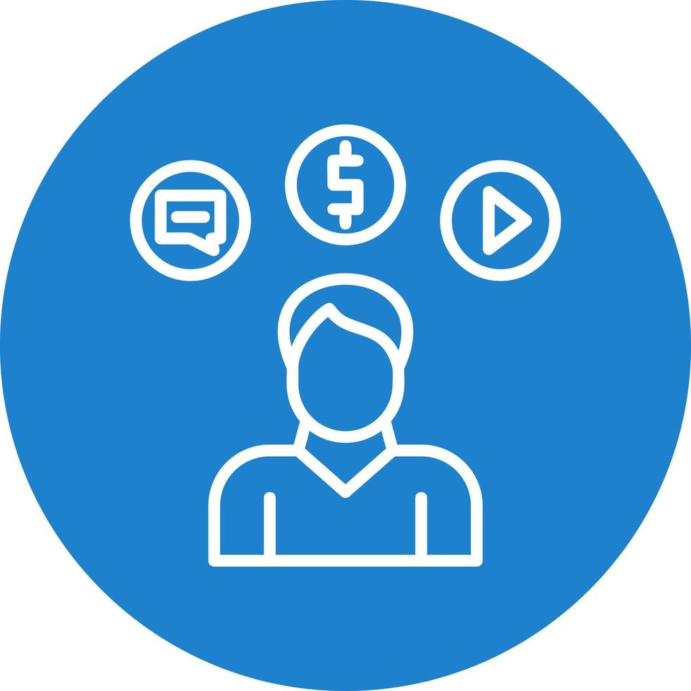Consumer Behavior Vector Icon Design