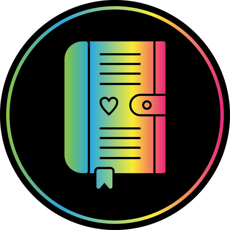 Diary Vector Icon Design
