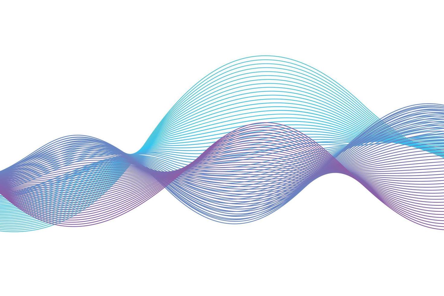 Wave Abstract Lines Blue Pink Background vector