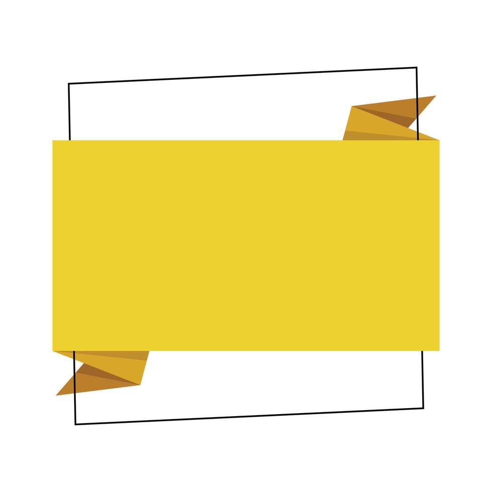 Outlined Banner 1 vector