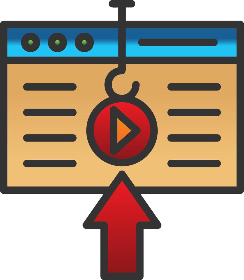 Clickbait Vector Icon Design