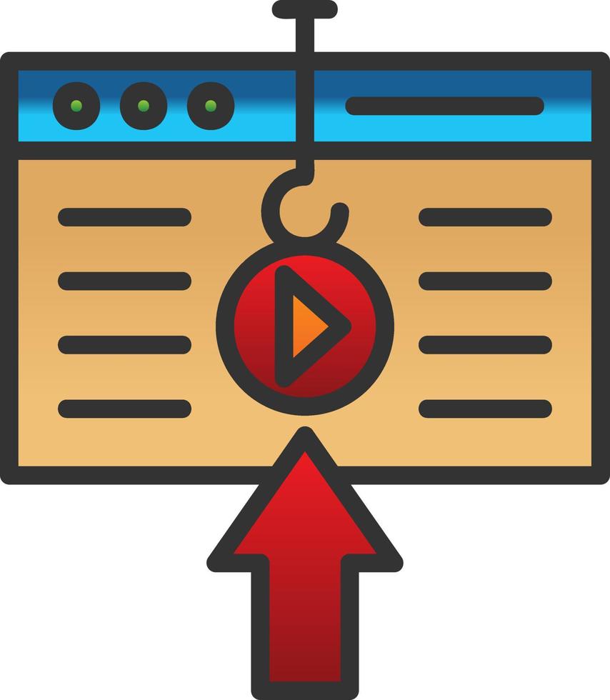 Clickbait Vector Icon Design