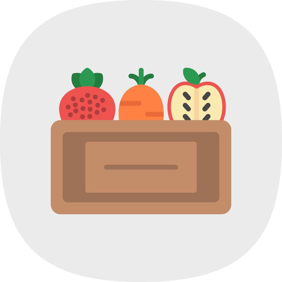 Healthy Food Vector Icon Design