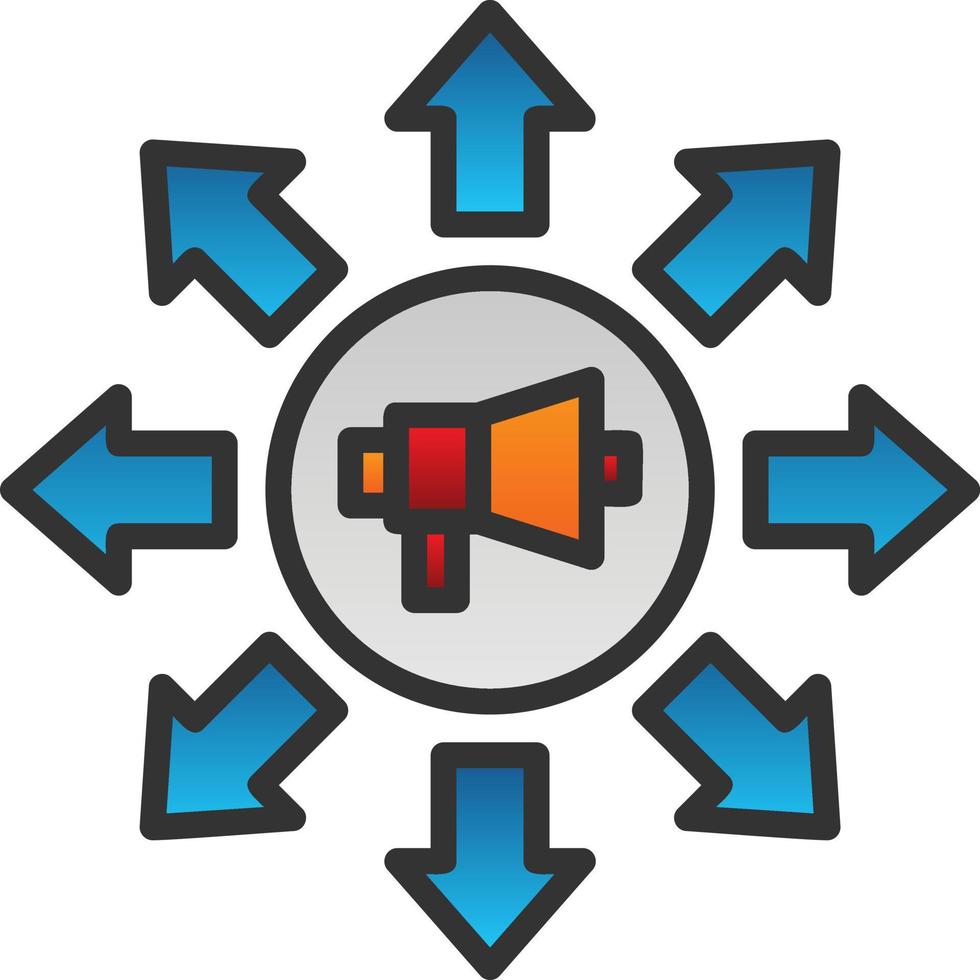 Advertising Submission Vector Icon Design