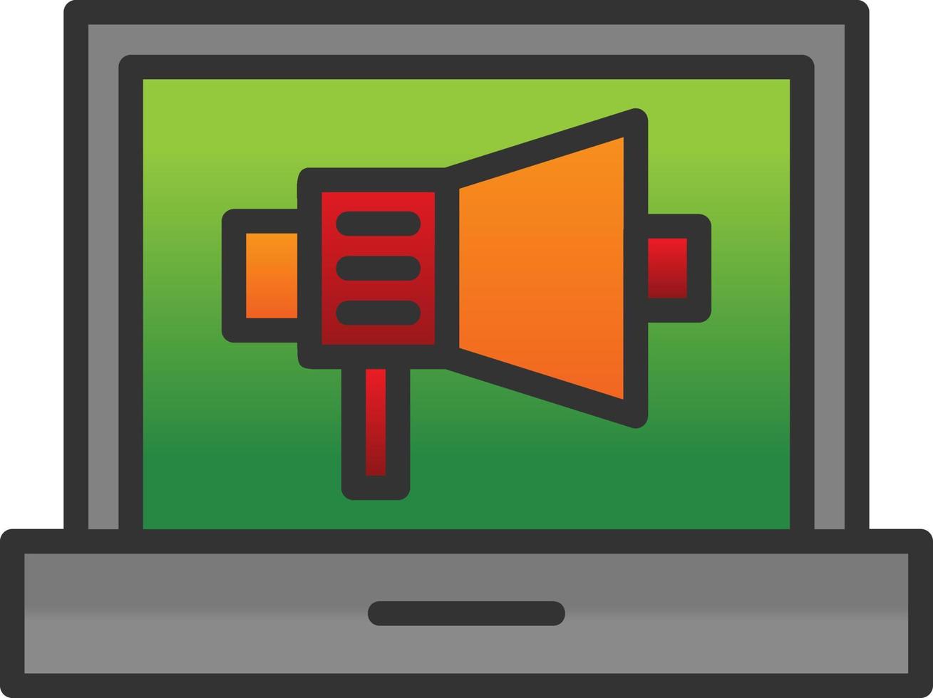Online Pr Vector Icon Design