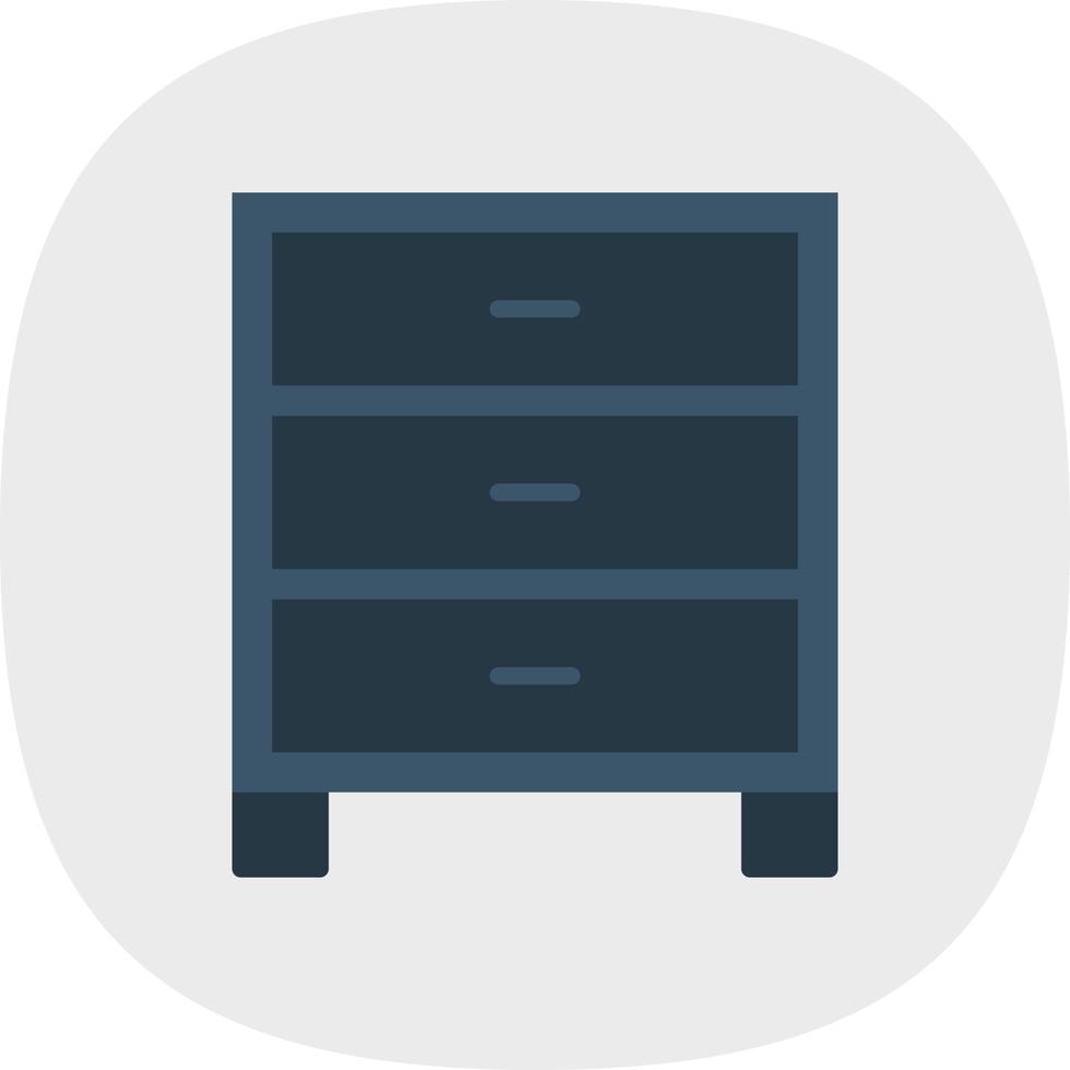 Filing Cabinet Vector Icon Design