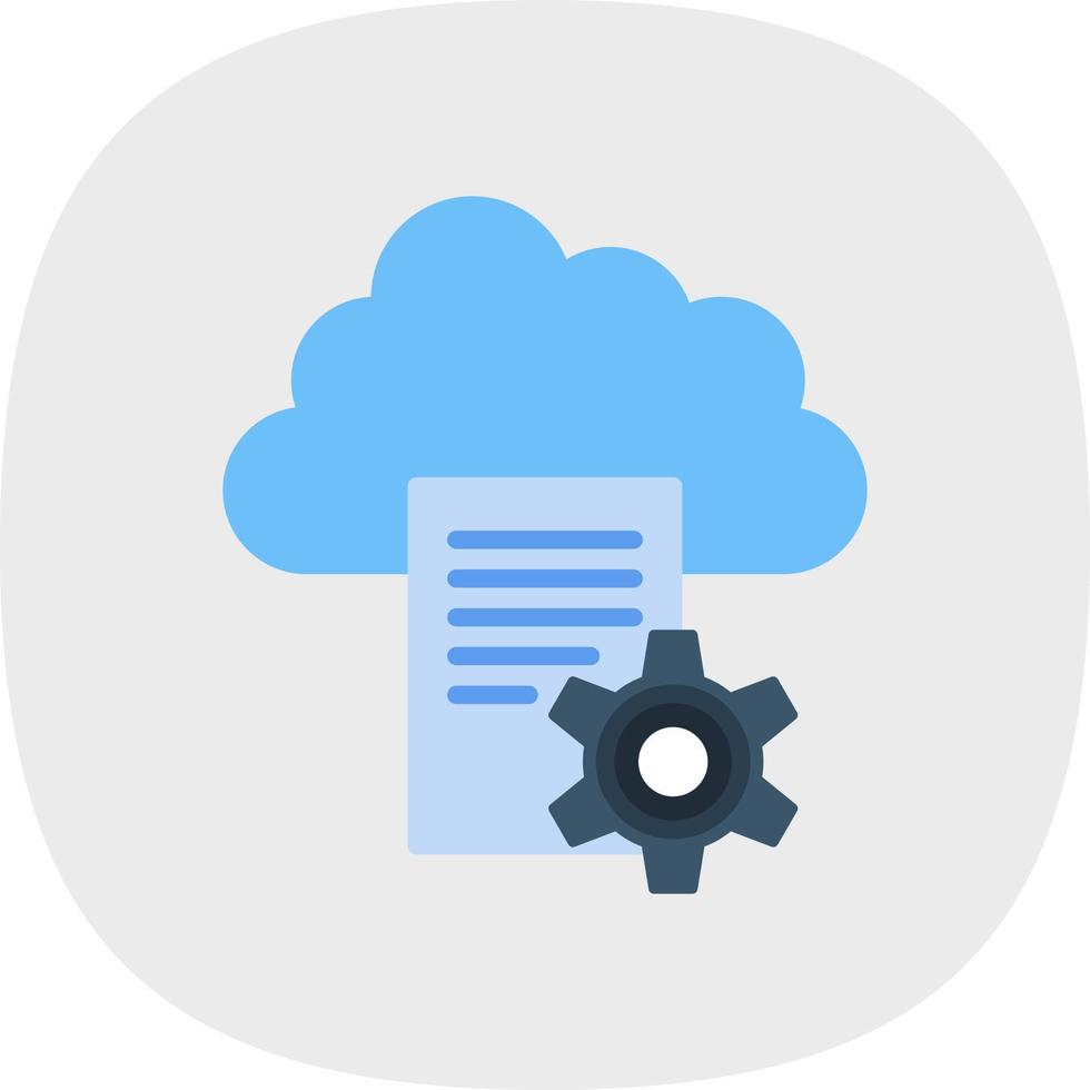 Cloud Storage Vector Icon Design