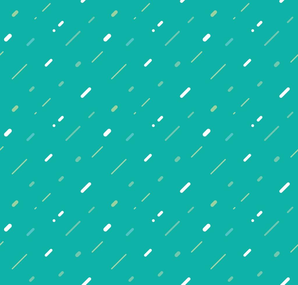 Simple Modern Shapes Teal Seamless Pattern vector