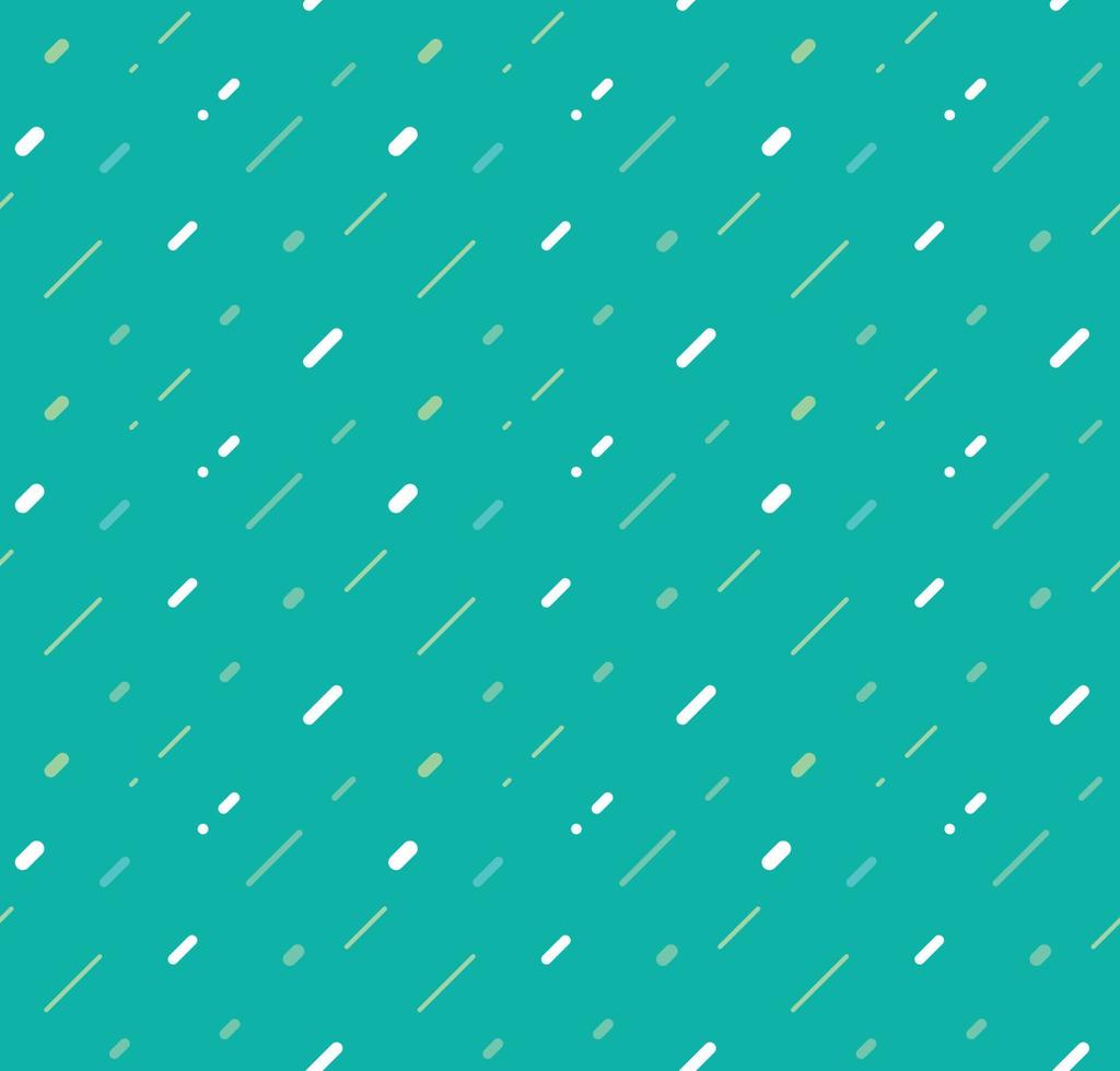 Simple Modern Shapes Teal Seamless Pattern vector