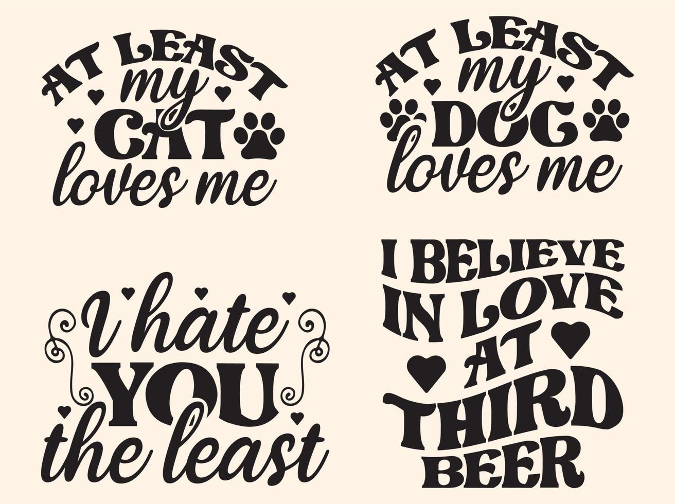 Valentine svg design set vector