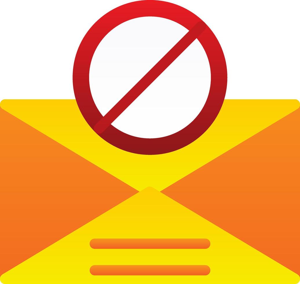 Spam Email Vector Icon Design