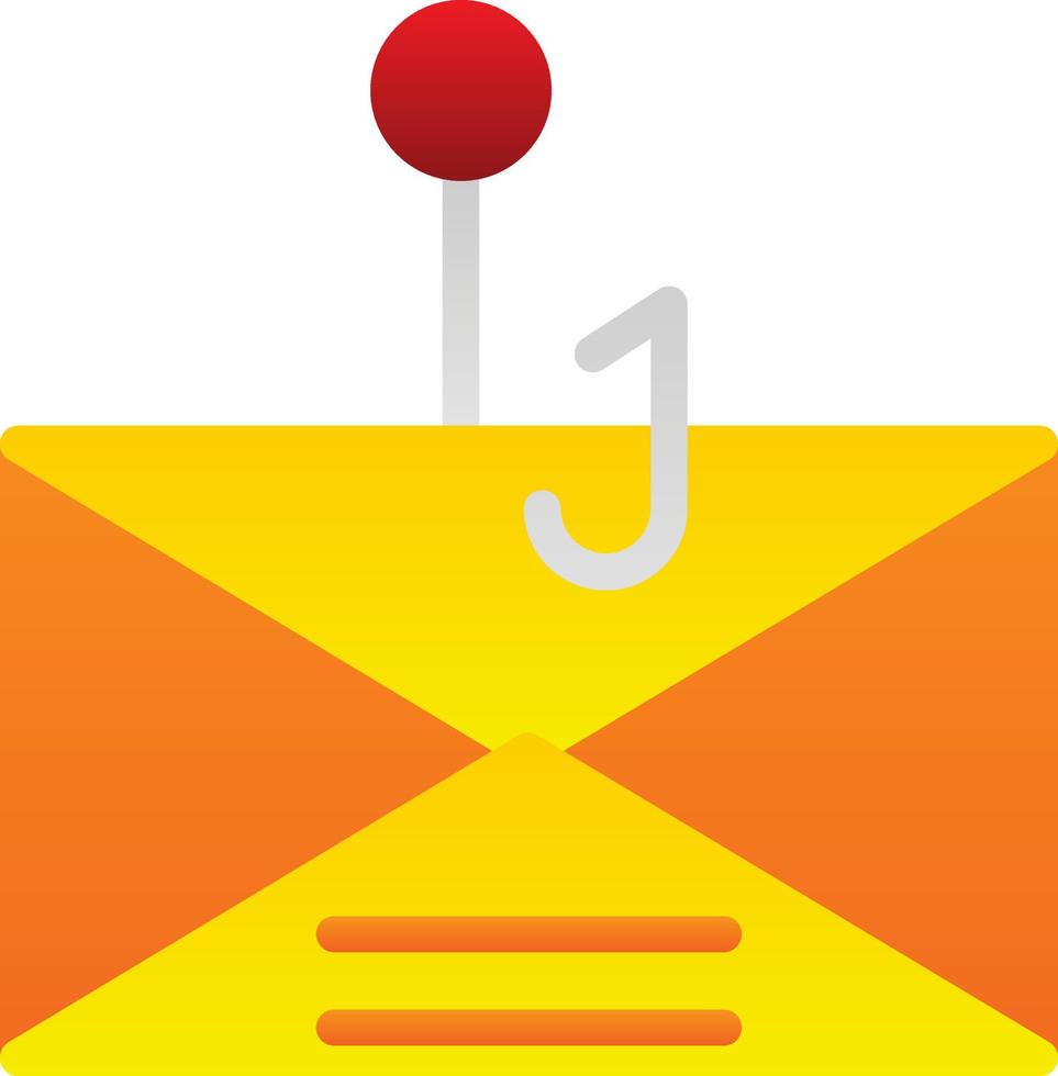 Email Phishing Vector Icon Design