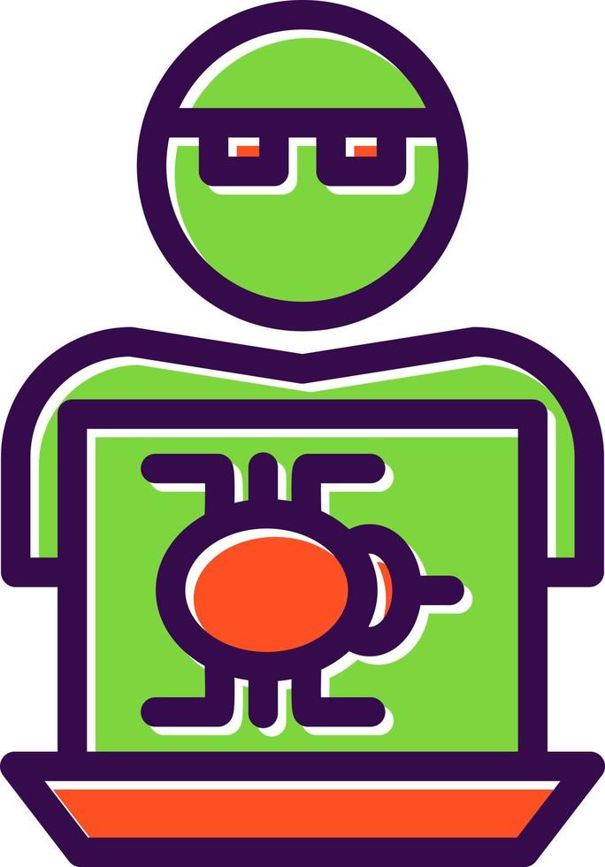 Hacker Vector Icon Design