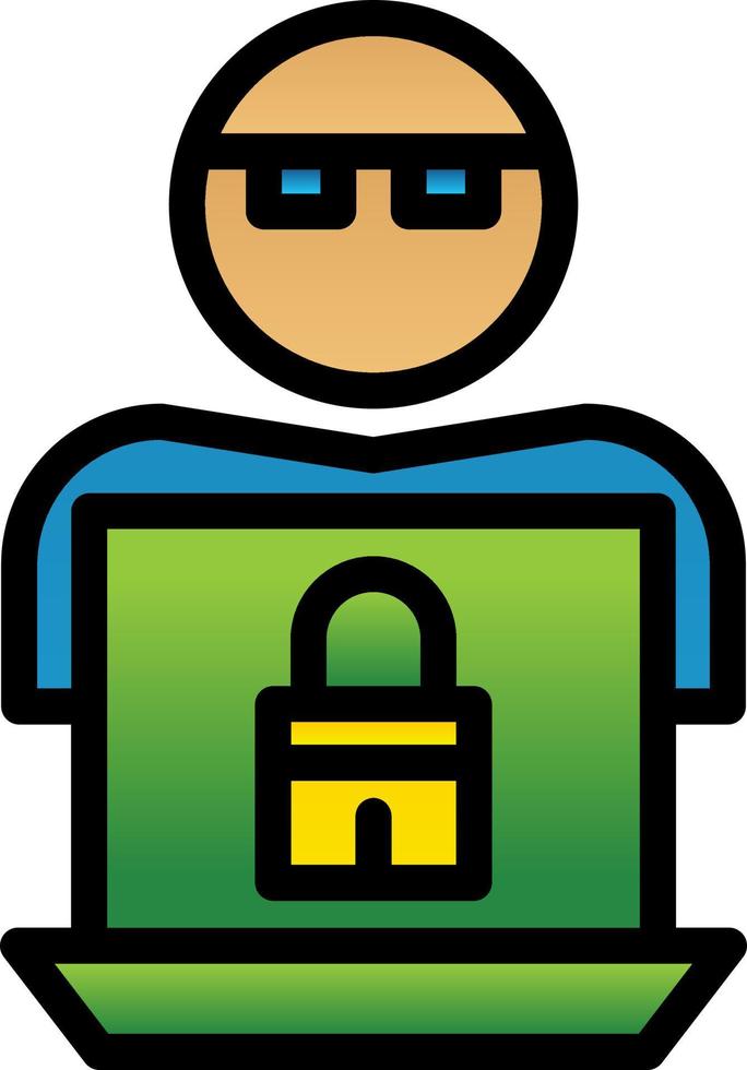 Cyber Attack Vector Icon Design