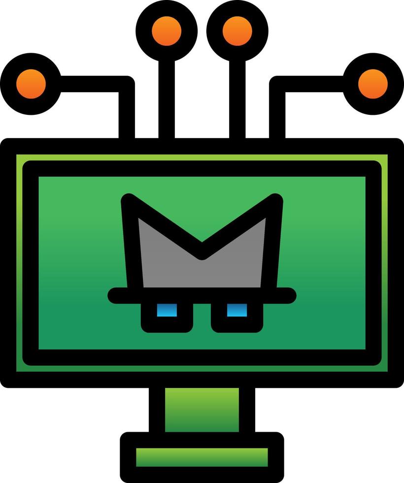 Cyber Crime Vector Icon Design
