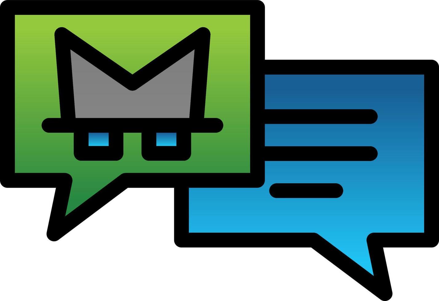 Chat Spyware Vector Icon Design