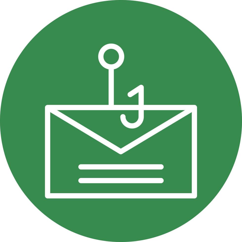 Email Phishing Vector Icon Design