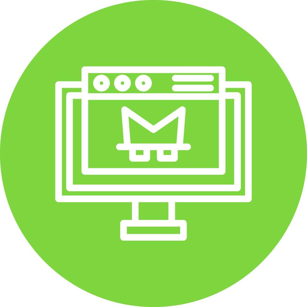 Online Robbery Vector Icon Design